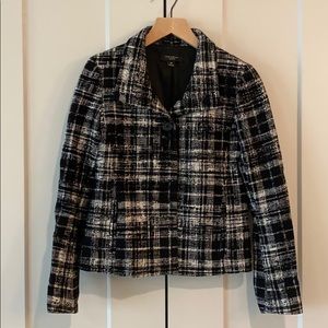 Ann Taylor Black and White Blazer
